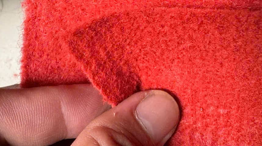 Chất liệu thảm nỉ sân khấu bằng sợi bông chuyên dùng cho hội trường và sự kiện tại tpHCM